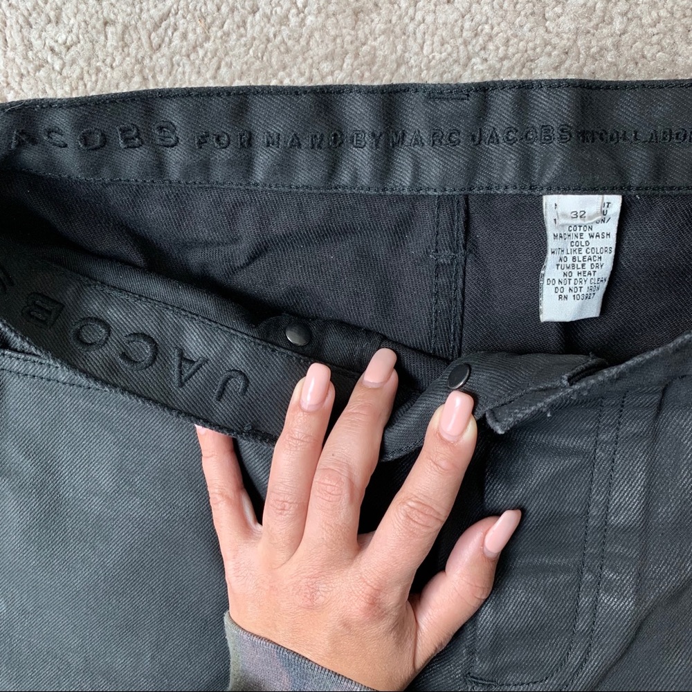 Marc by Marc Jacobs Waxed Mens Denim Jeans